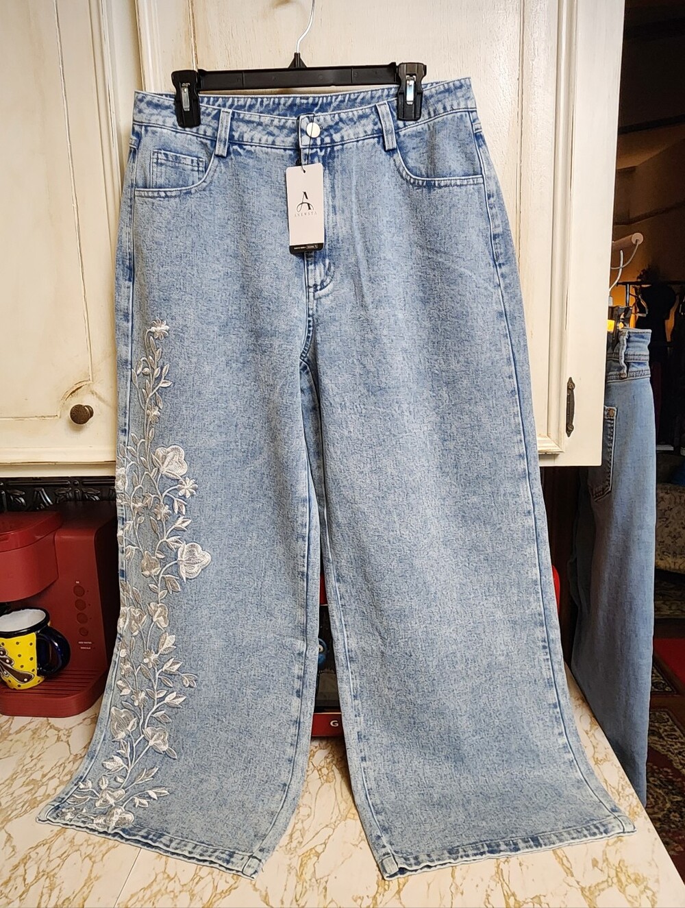 Jeans Wide Leg Sz Lg. 10/12